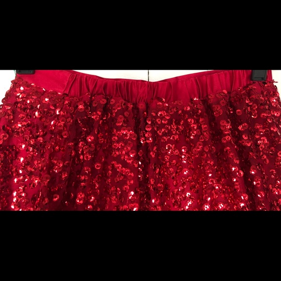 Cherokee Sequin Paillettes mini skirt🌹Sz Junior L - Picture 4 of 8